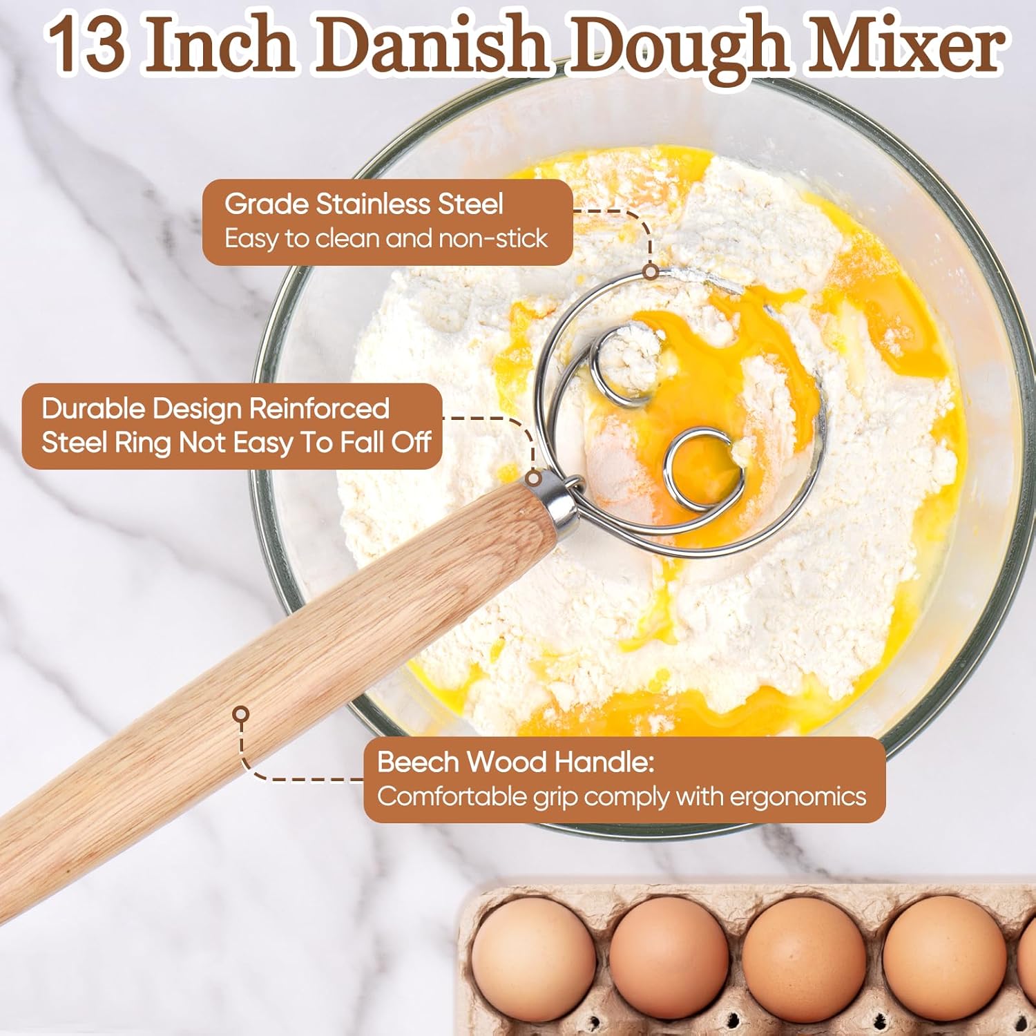 Sourdough Bread Baking Supplie - Danish Pancake Pan recension och pris