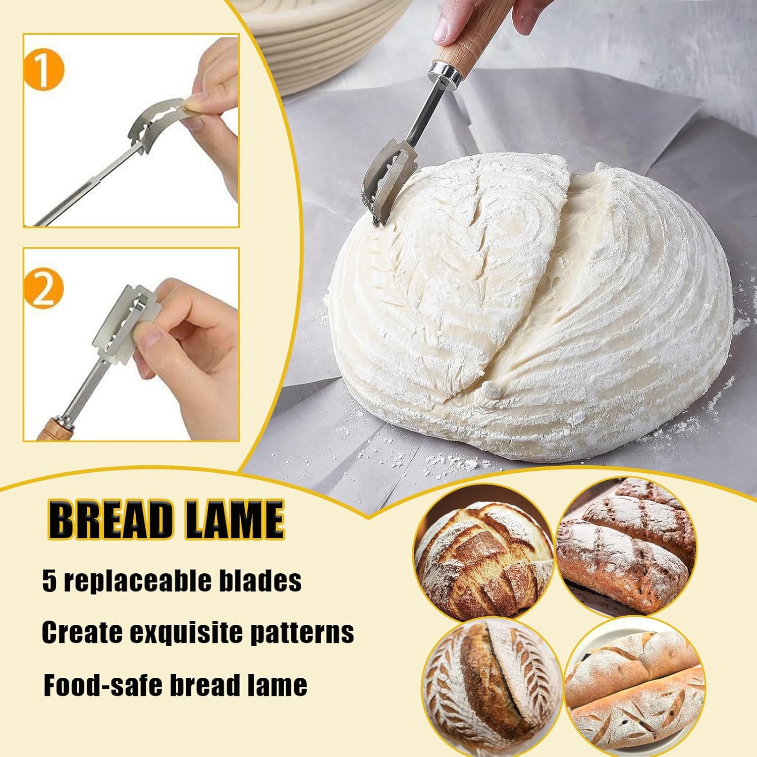 Sourdough Bread Baking Supplie - Danish Pancake Pan recension och pris
